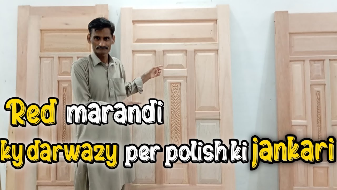Red marandi per polish Karna ek step by step guide #youtubevideo #woodpolish