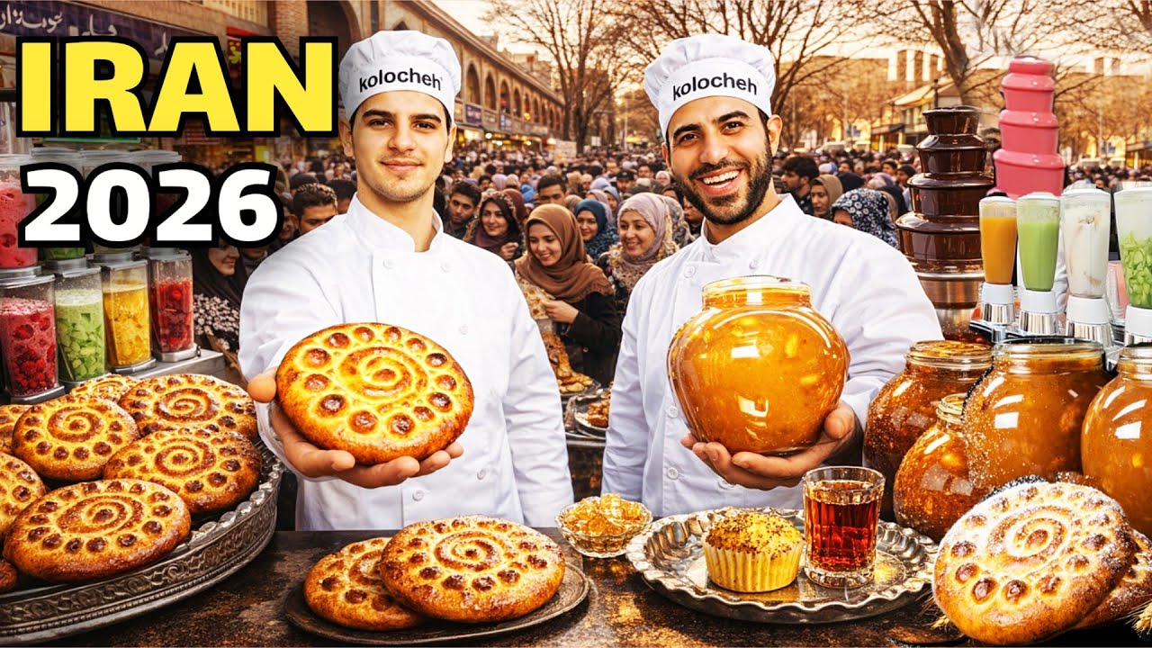IRAN 2026/The king of traditional sweets in Tehran's Grand Bazaar🔥street food 