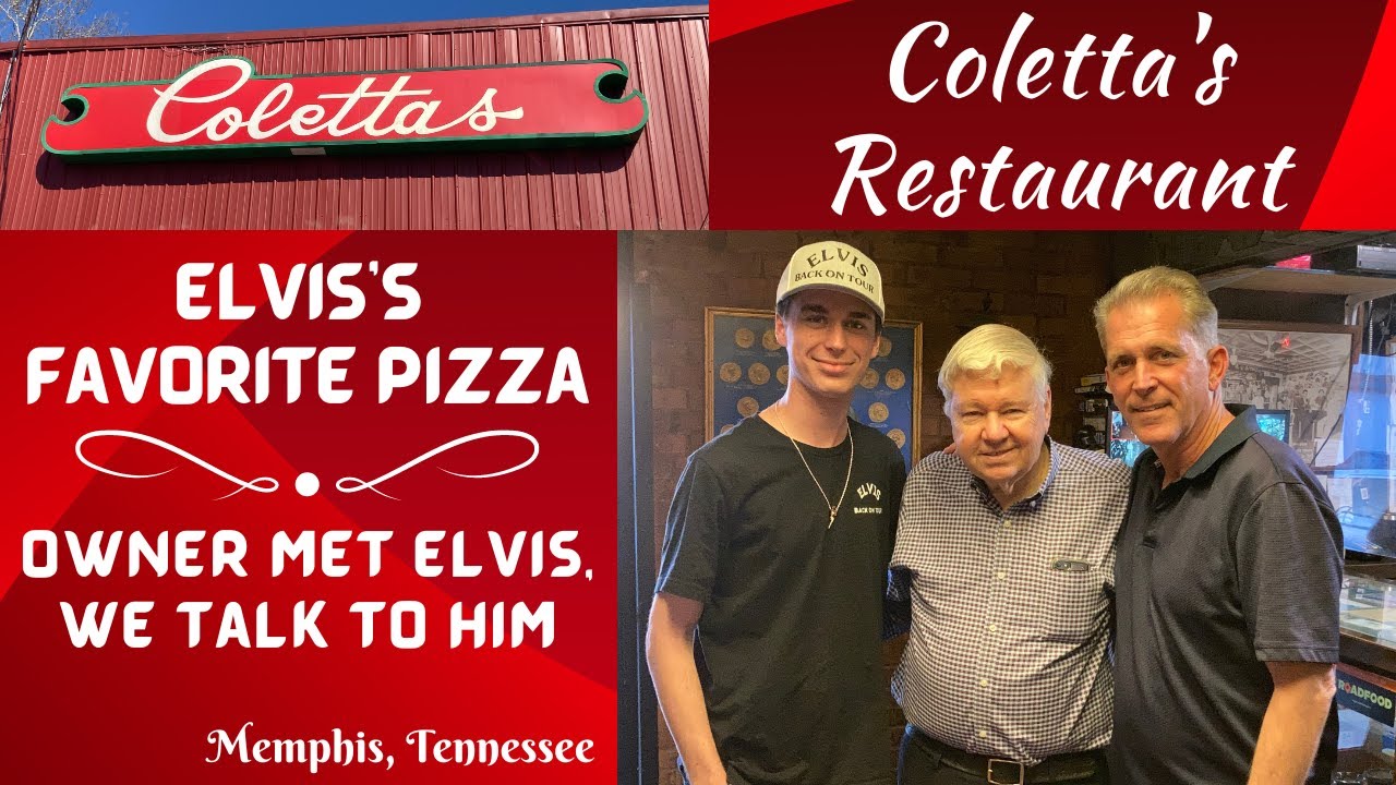 Elvis eating at Coletta's in Memphis: EP Back on Tour