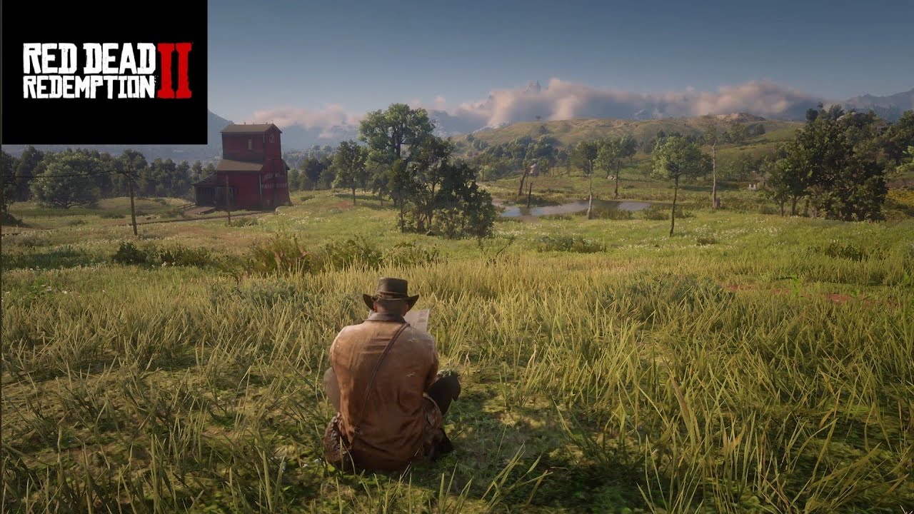 RDR2 SOUTHFIELD FLATS AMBIENCE RELAXING WITH ARTHUR FOR 1 HOUR AFTERNOON