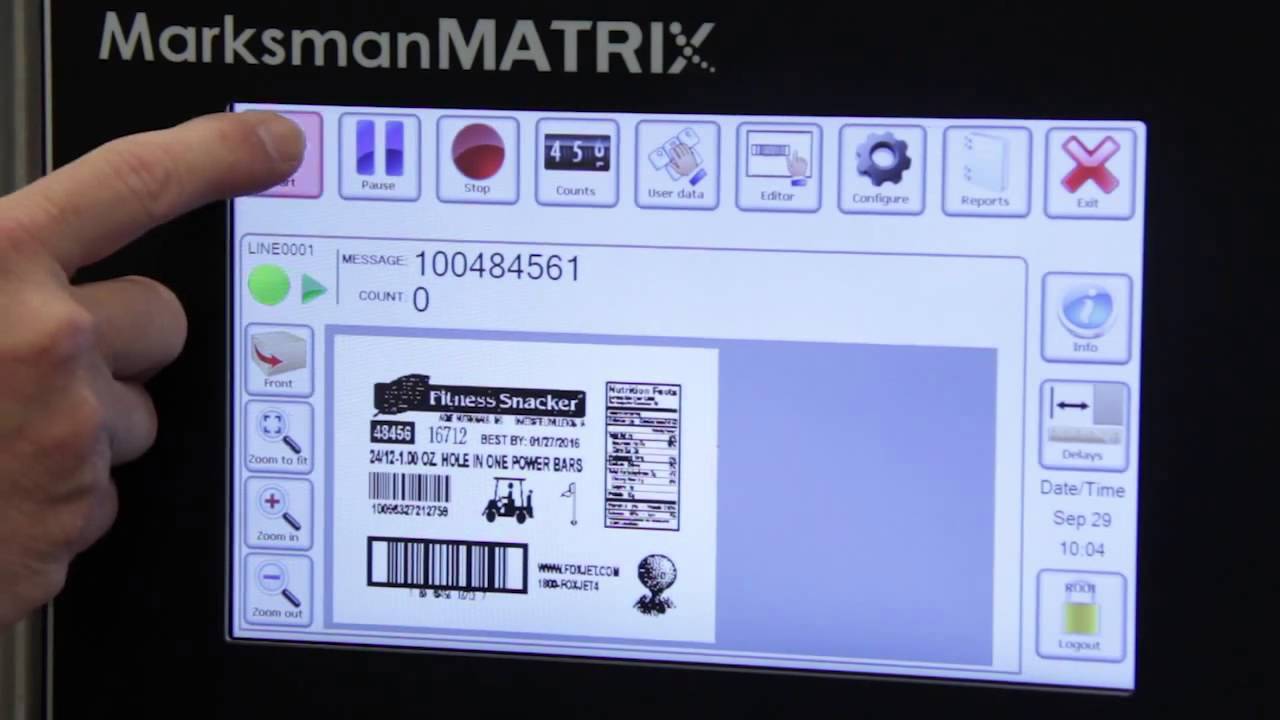 FoxJet Marksman Matrix Inkjet Printer Controller