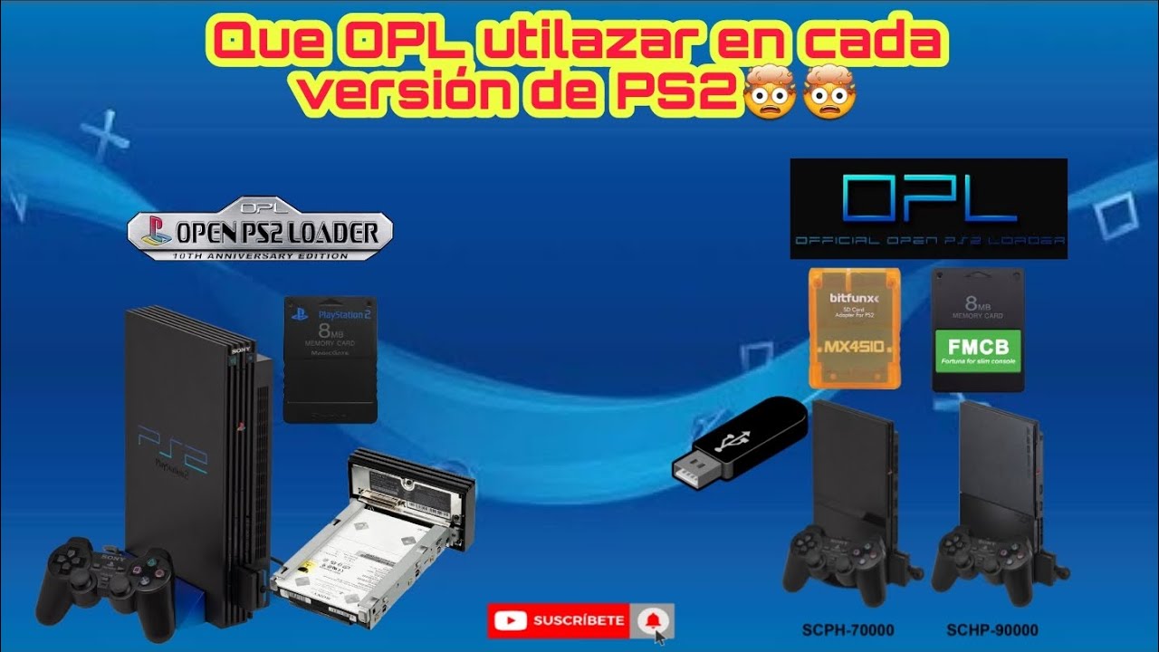 Que OPL utilizar en cada versión de Playstation 2 🤯🤯🤯