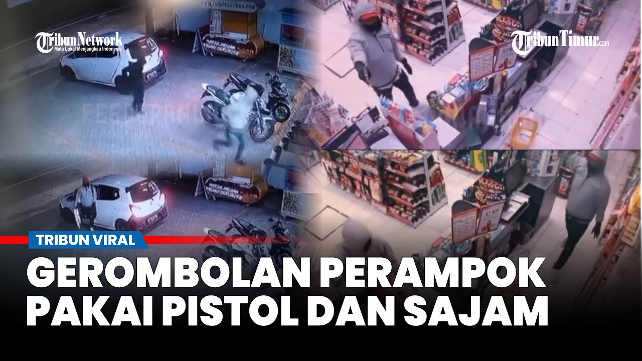 GAWAT! Baru Empat Hari Buka 24 Jam, Minimarket di Magetan Dirampok Pria Berhodie