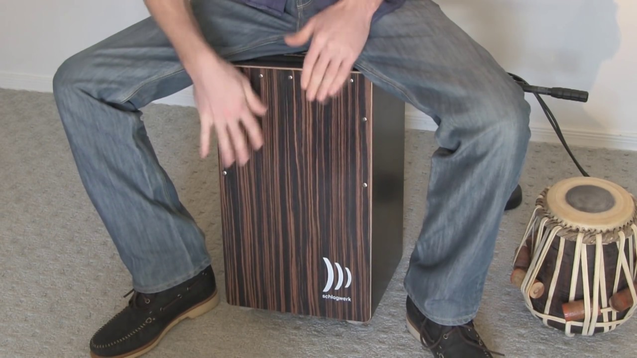 Advanced Cajon Technique - Bongo and tabla strokes on Cajon