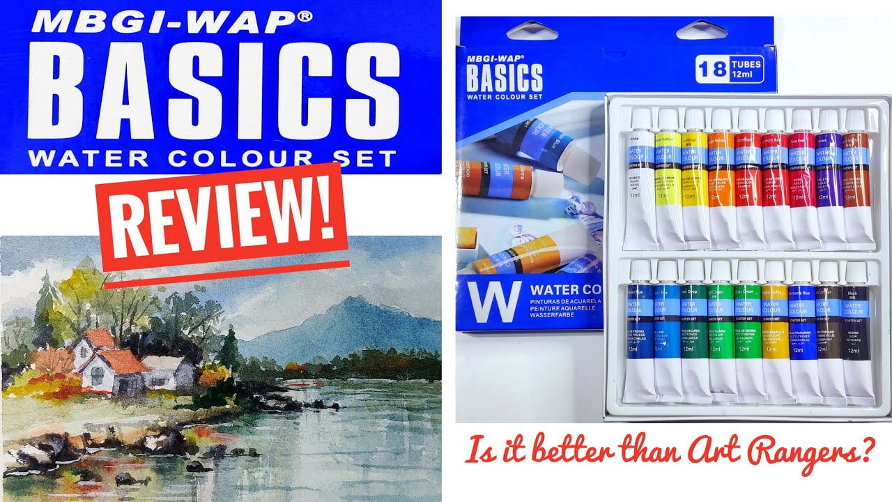 Magi-Wap Basics Watercolors Review : How BASIC is it?