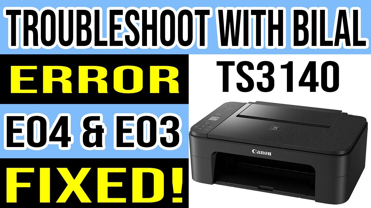 How to Fix E04 Error and E03 Error in Canon Pixma Printers?