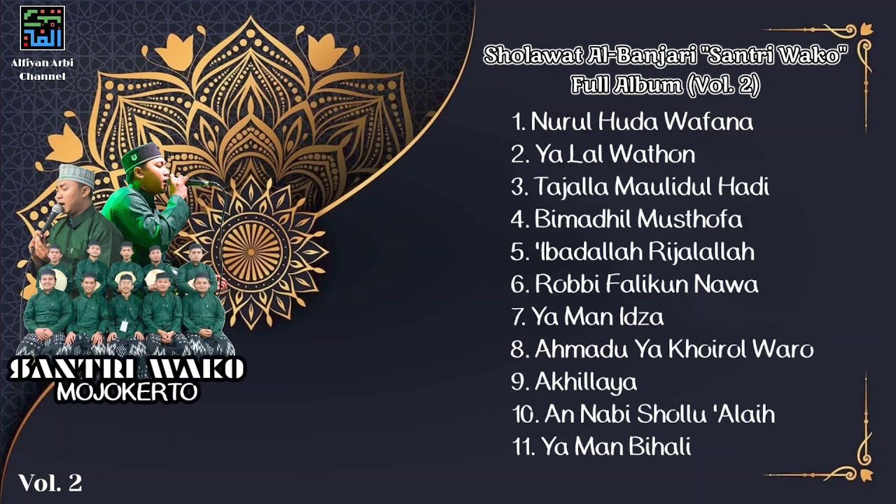 Santri Wako (Mojokerto) Full Album | Sholawat Al-Banjari Vol. 2