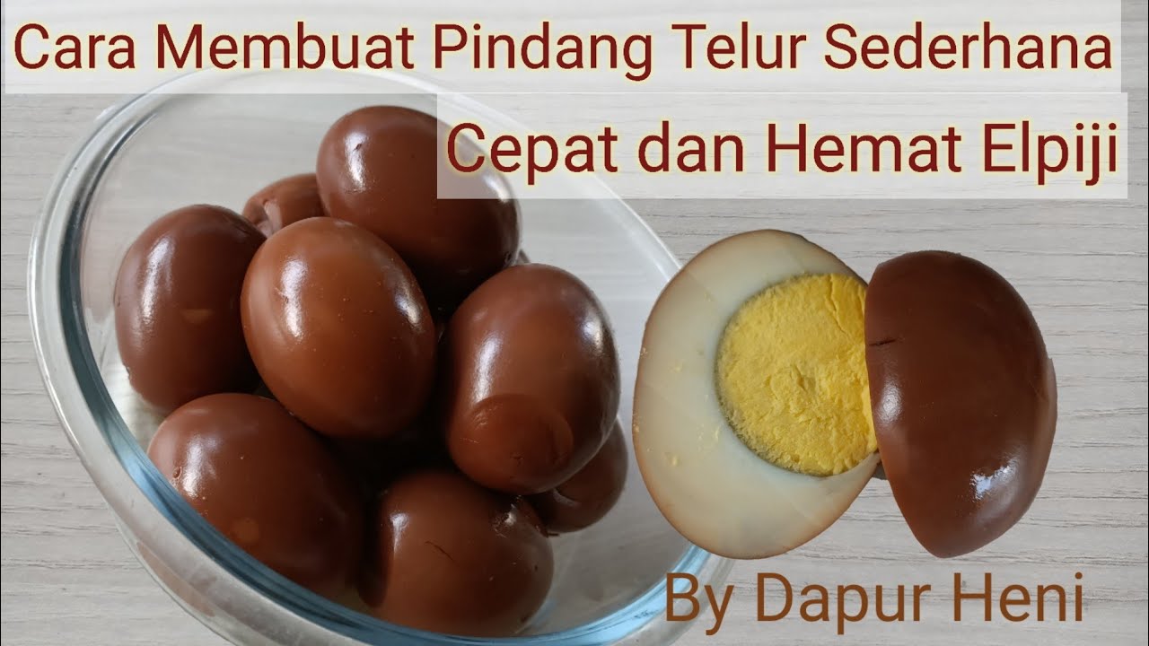 Cara Membuat Pindang Telur Sederhana, Cepat dan Hemat Elpiji