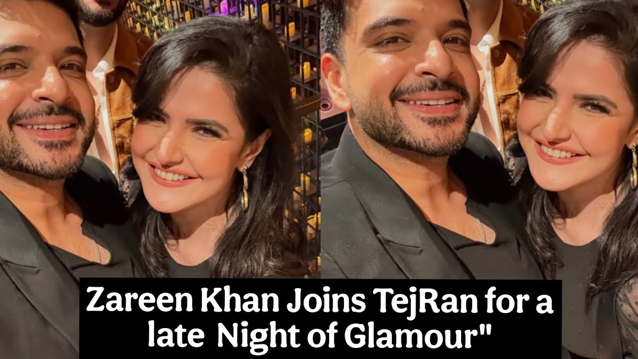 "Late-Night Fun with the Squad: Zareen, Karan, and Tejasswi Light Up the Night"