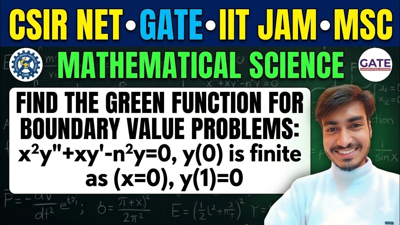 Green function and modify green function Question solution MSc 4th sem CSIR NET, IIT JAAM,Gate other