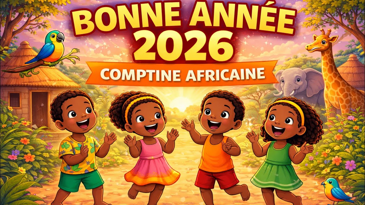 Bonne Année Bébé  2026🎶| Comptine Africaine | Chanson Enfant - Chante et Danse