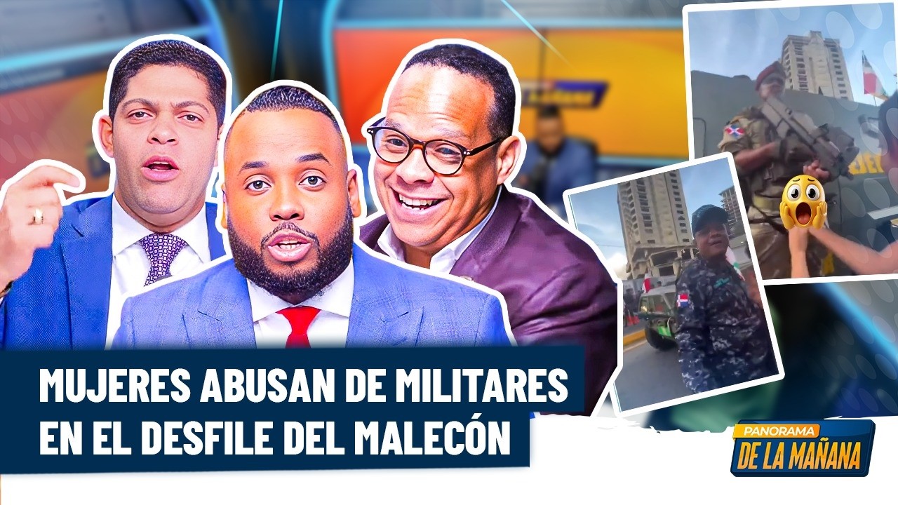 ¡Increíble! mujeres abusan de militares dominicanos durante un desfile militar
