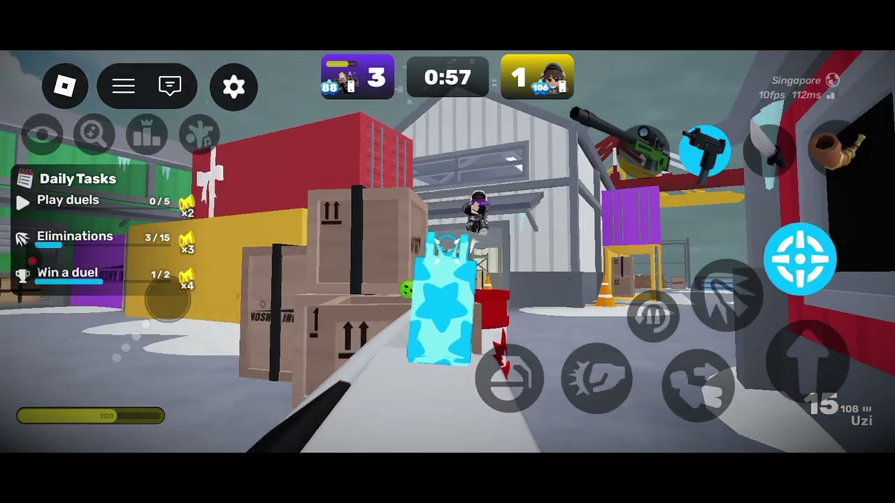 Playing rivals roblox