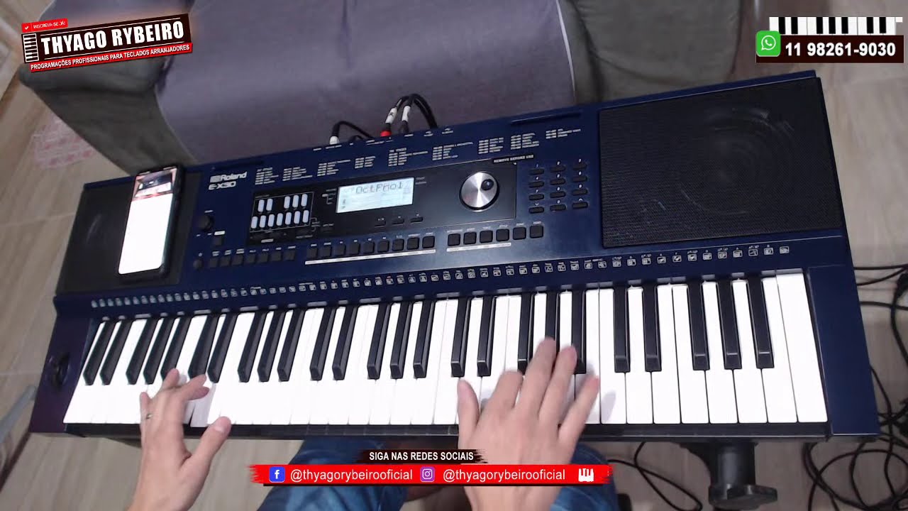 “Esse Teclado Vai Te Surpreender! Conheça o Roland E-X30”  Primeiras Impressões By Thyago Rybeiro