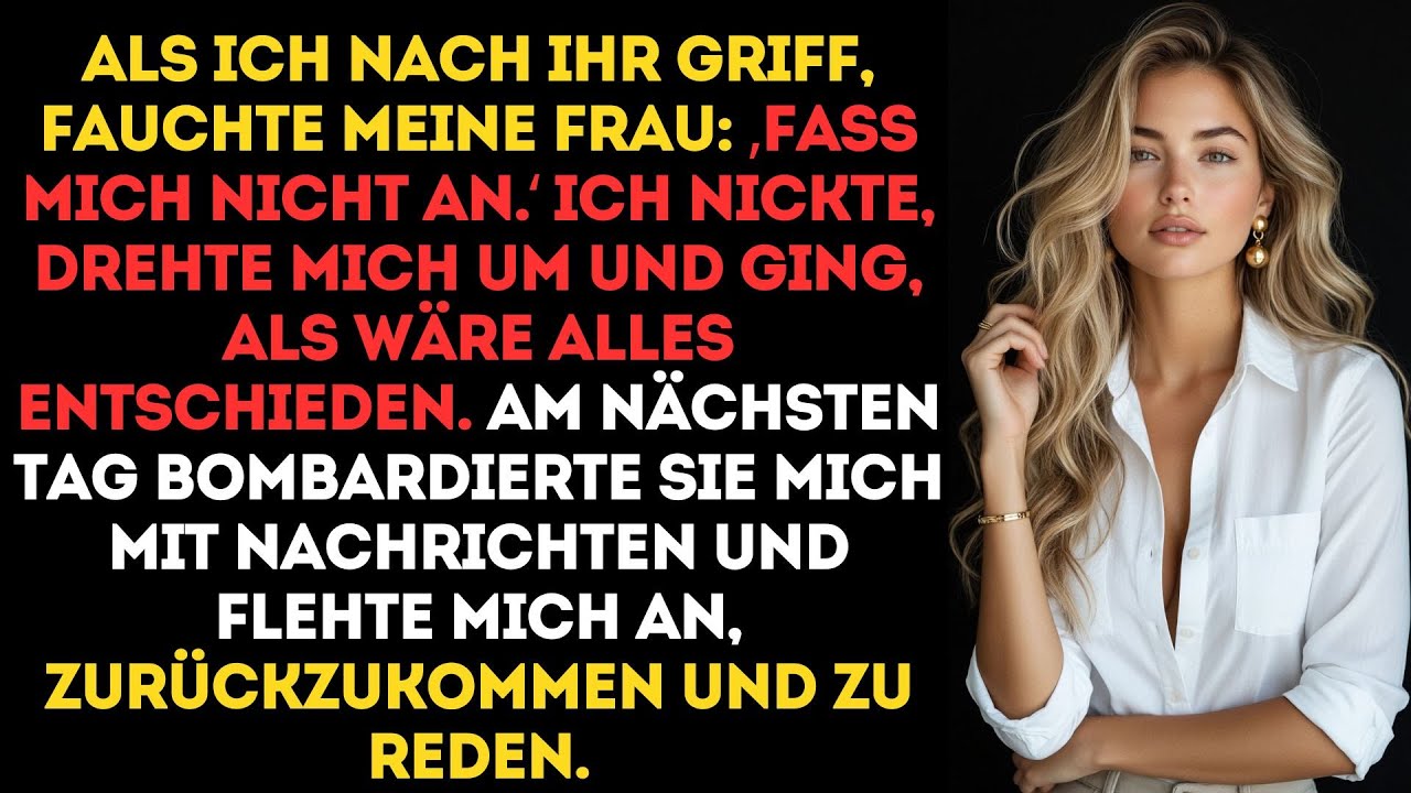 Meine Frau verbot mir, sie zu berühren — mein stiller Abgang löste am nächsten Tag eine...