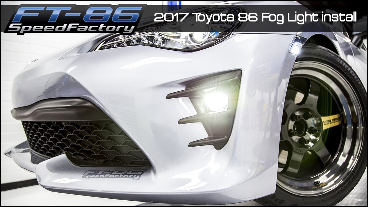 FT86SpeedFactory - 2017 Toyota 86 Fog Light install