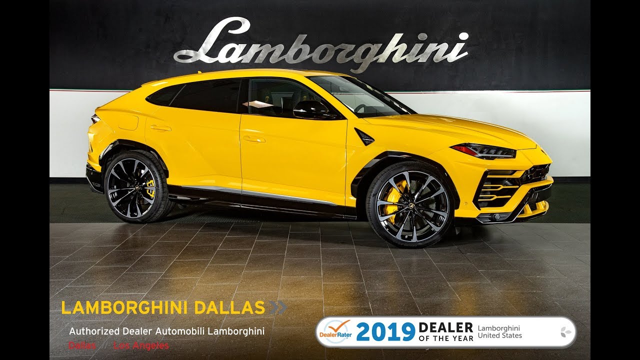 2019 Lamborghini Urus Giallo Auge 19L0153A