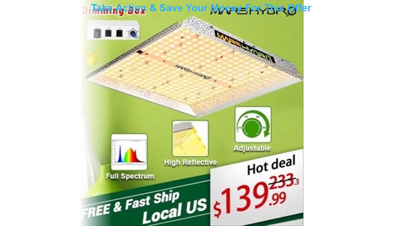 Best Led Grow Light TS 1000W Full Spectrum Mars hydro Quantum Board Indoor Hydroponics plant light