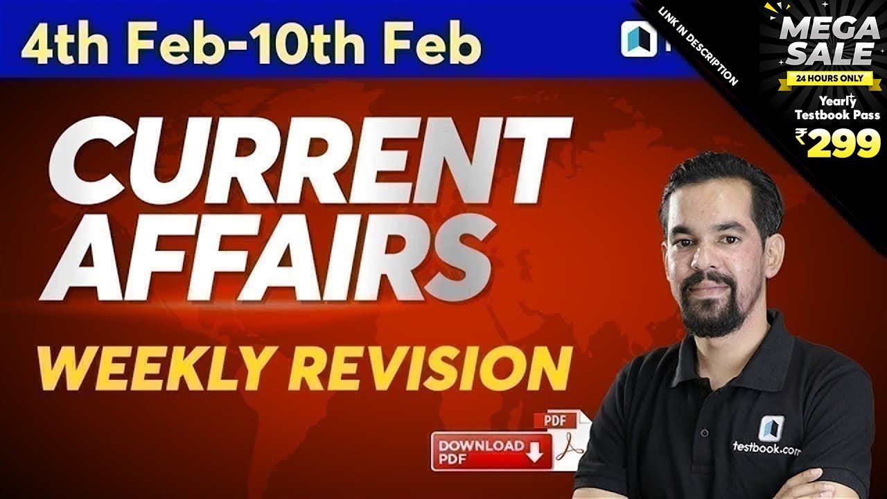 DRDO MTS | SSC CGL | RRB NTPC | 4-10 February Current Affairs in Hindi | Weekly Revision