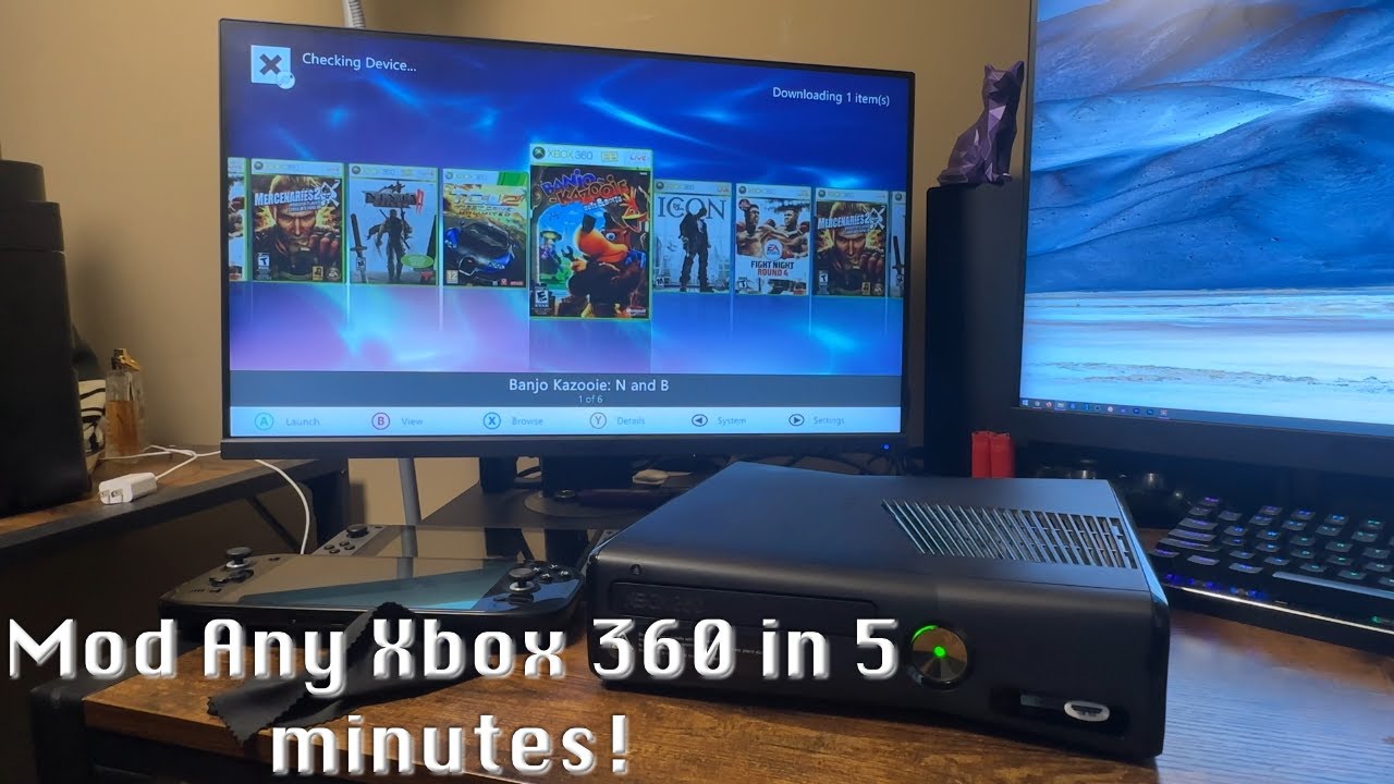 How To Mod Any Xbox 360 With Just a Usb In 5 Minutes! | Xbox 360 BadAvatar