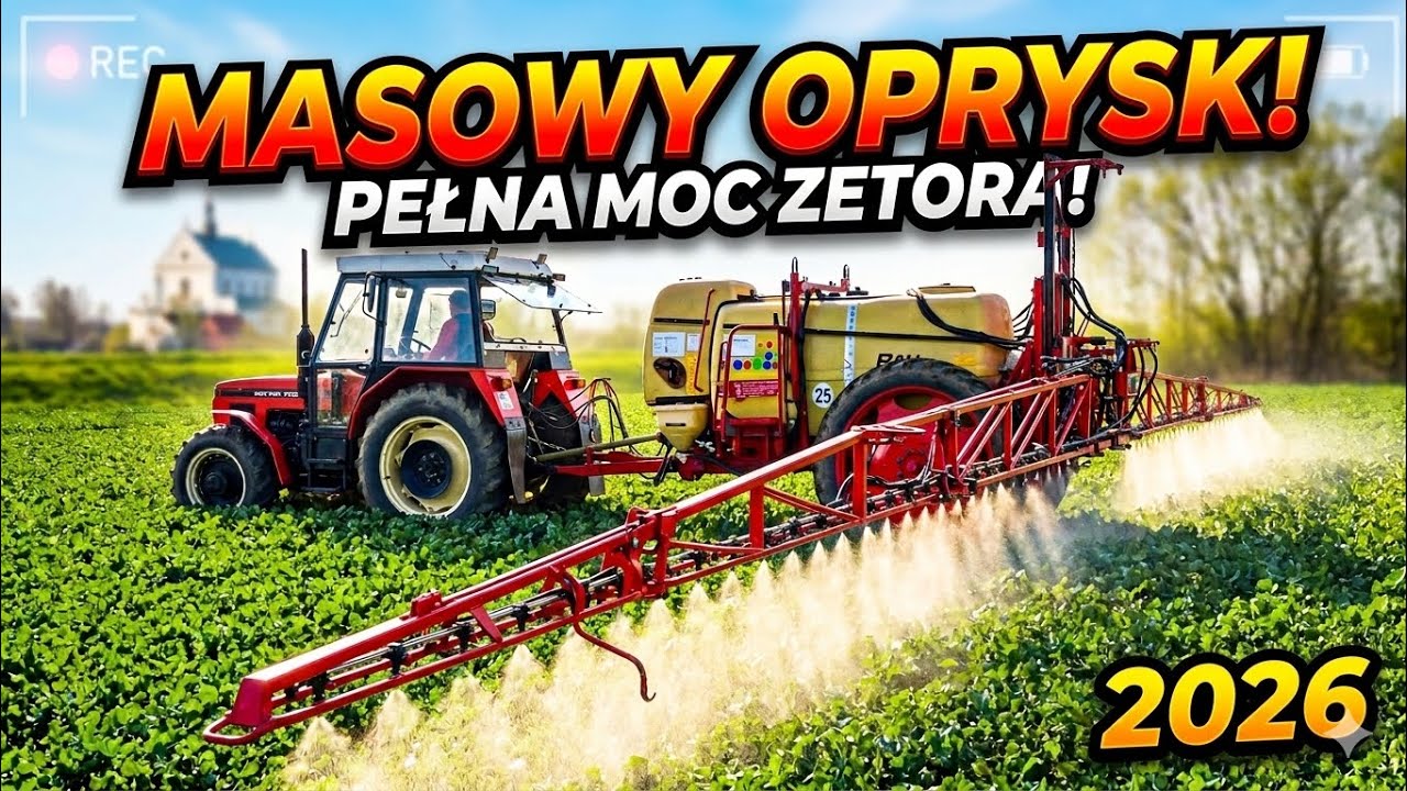LINIE LOTNICZE RAU ! ✔️Oprysk Rzepaku na Wielka Skalę! 😳 ZETOR & RAU 🔥 GR Pietras