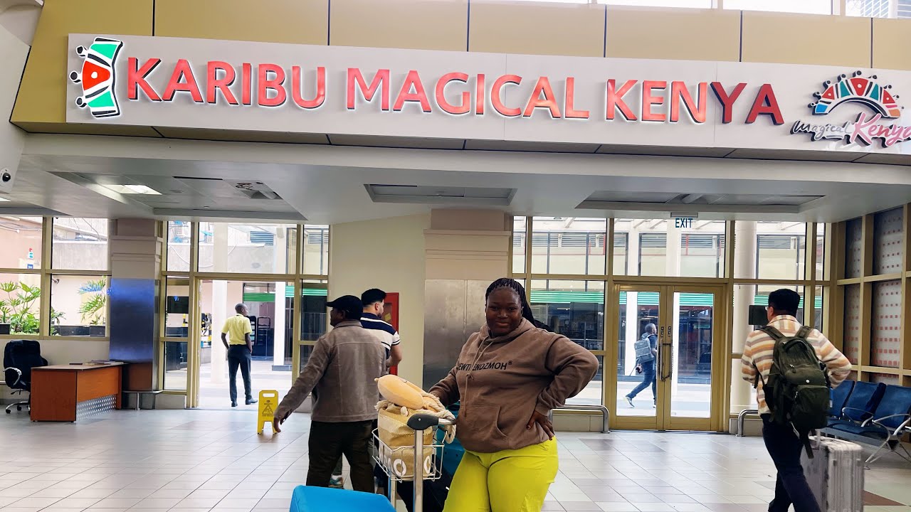 Jomo Kenyatta international airport in Nairobi Kenya in 2024