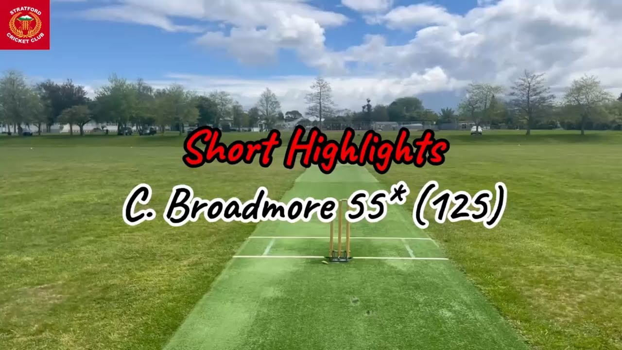 ExpertTurf #Taranaki #Premier Declaration #Cricket | Rnd 1 | NPBHS | C. Broadmore 55* #Highlights