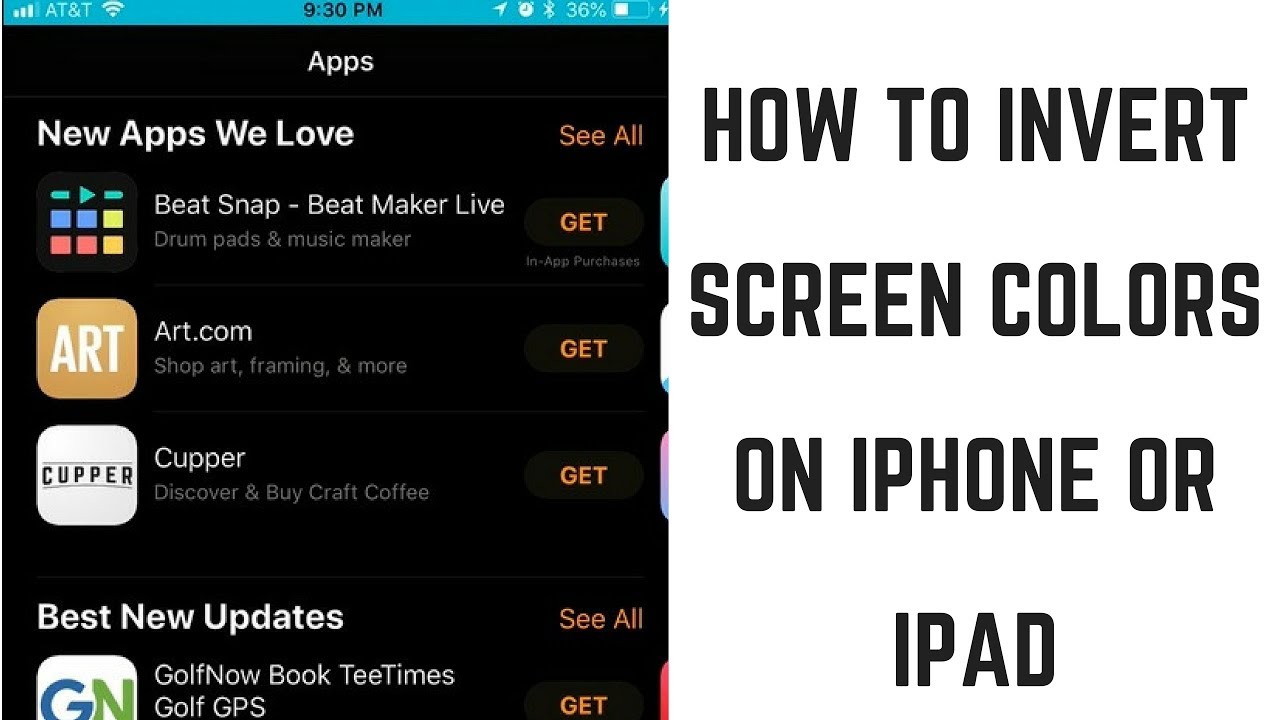 How to Invert Screen Colors on iPhone or iPad