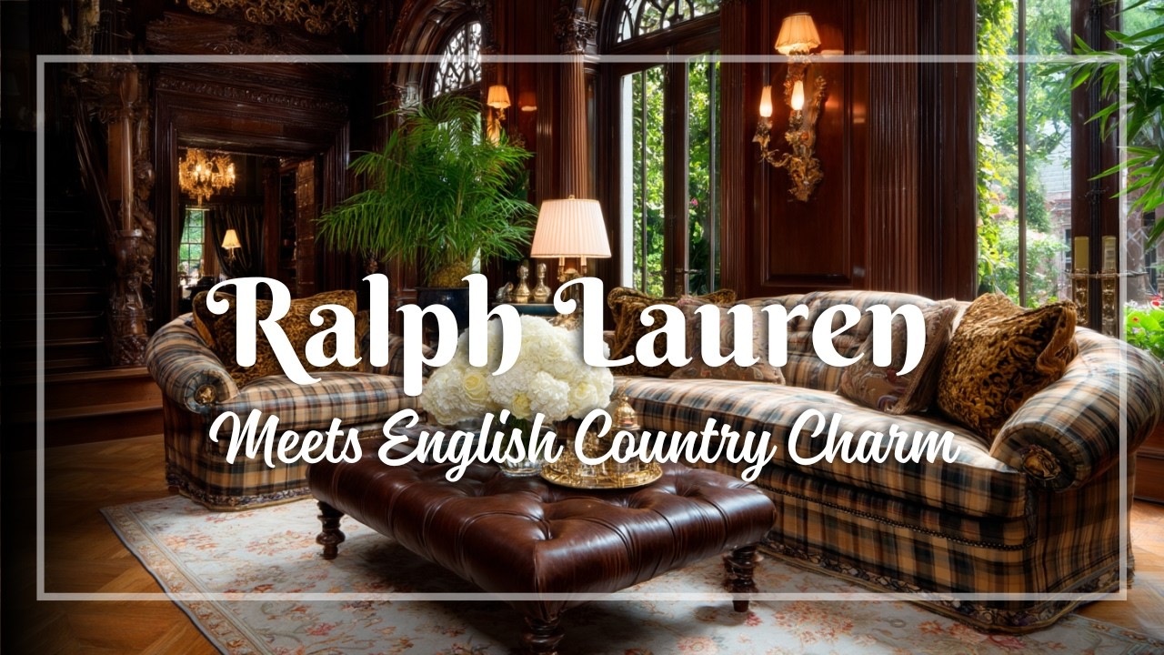 English Country Meets Ralph Lauren: Vintage Decor Ideas with Classic Equestrian Elegance