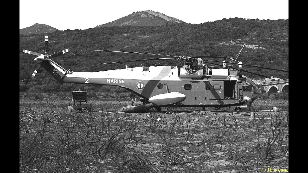 Dépannage en Corse du Super Frelon N° 102
