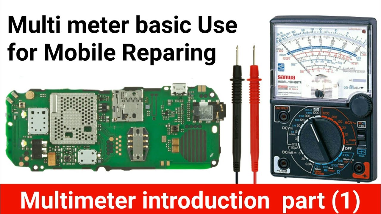 Analog Multi-Meter basic use in mobile repairing | In Urdu/Hindi