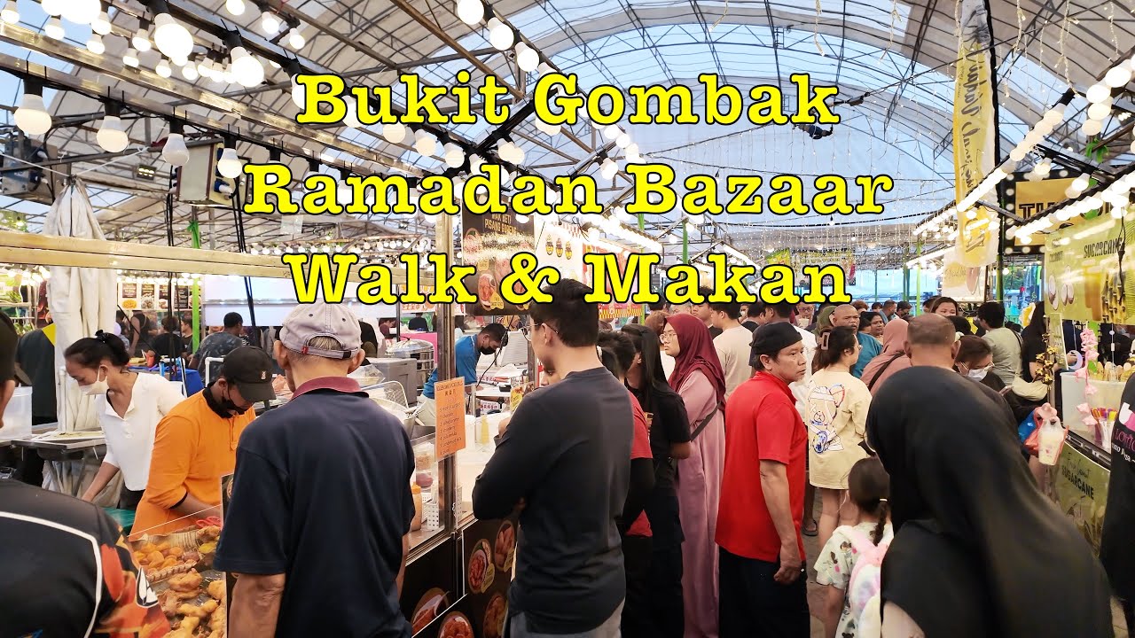 Saturday Evening at Bukit Gombak Ramadan Bazaar #singapore #ramadan2025 #food #eveningwalk #dinner