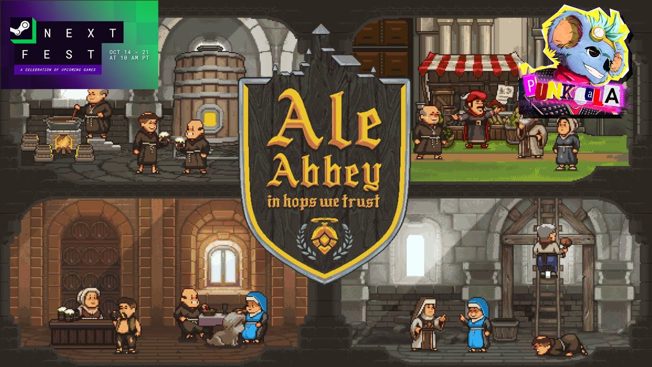 Lets get brewing - Ale Abbey - Steam Next Fest - EP1