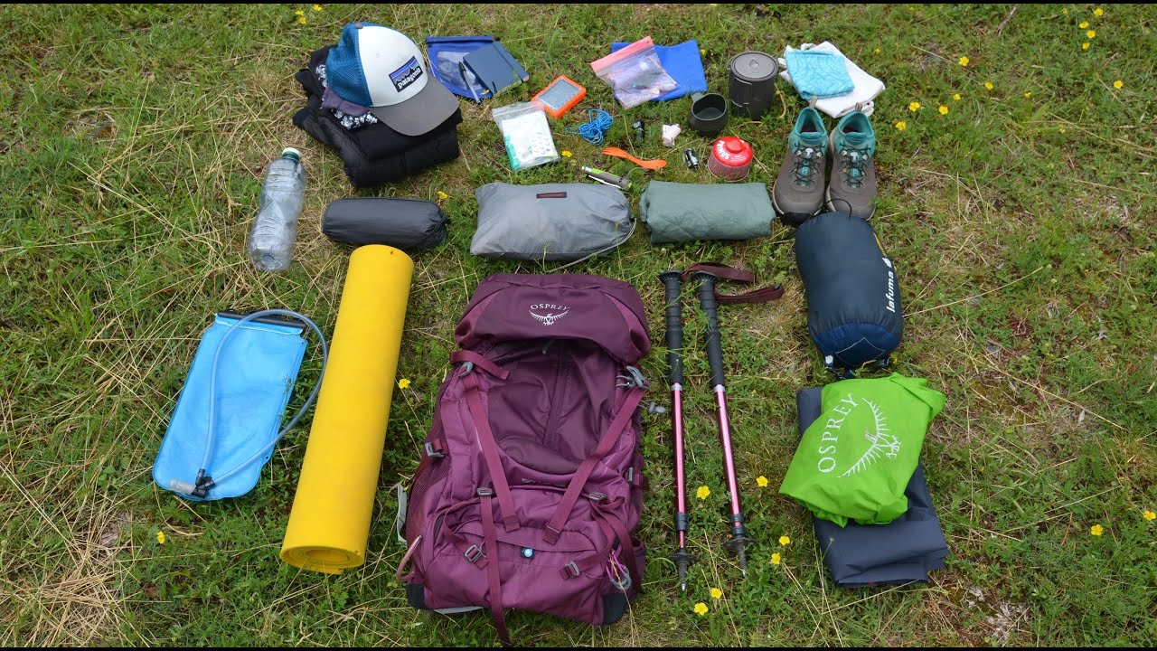 Contenu de mon sac à dos pour le GR 400
