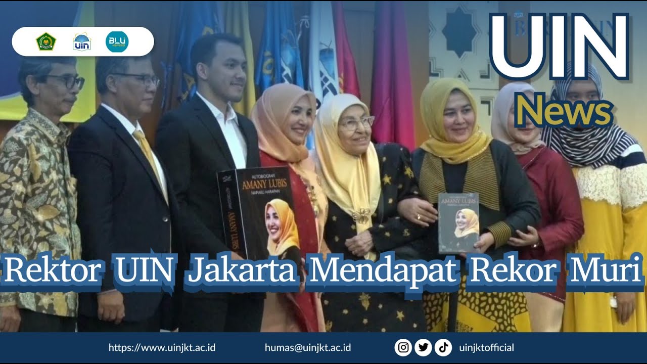 Rektor UIN Jakarta Mendapat Rekor Muri