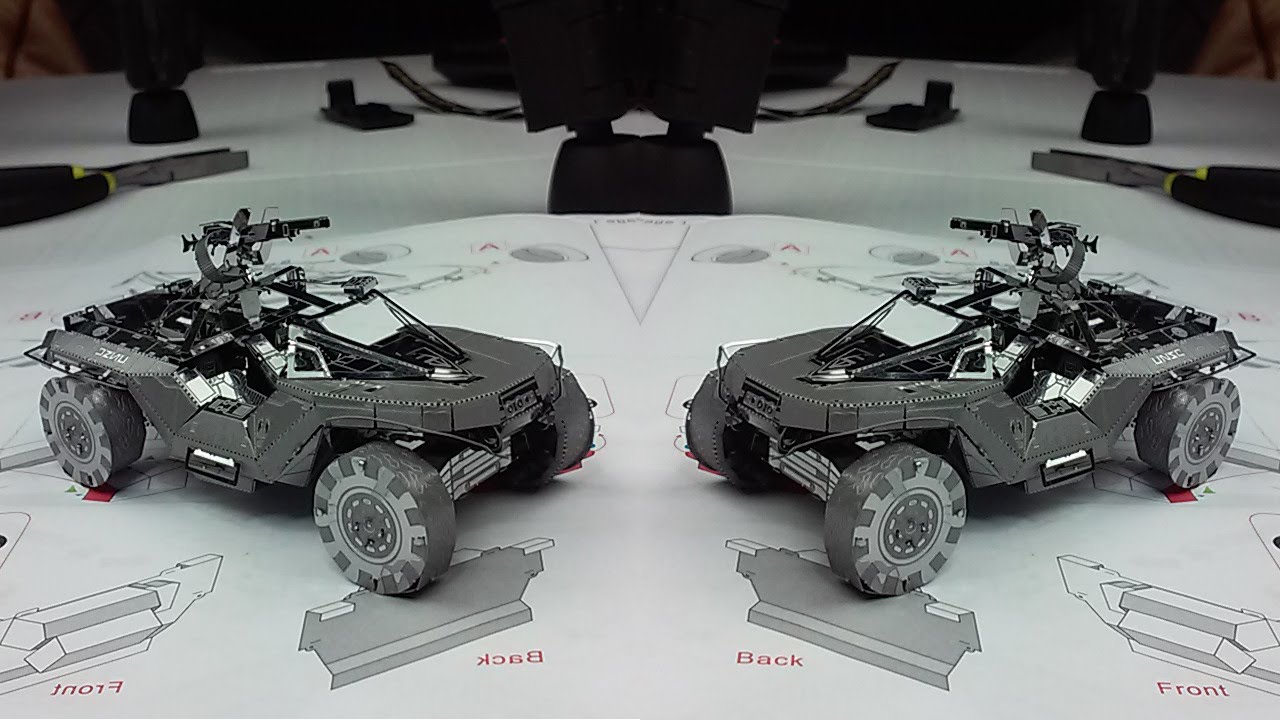 Metal Earth build - Halo - Warthog