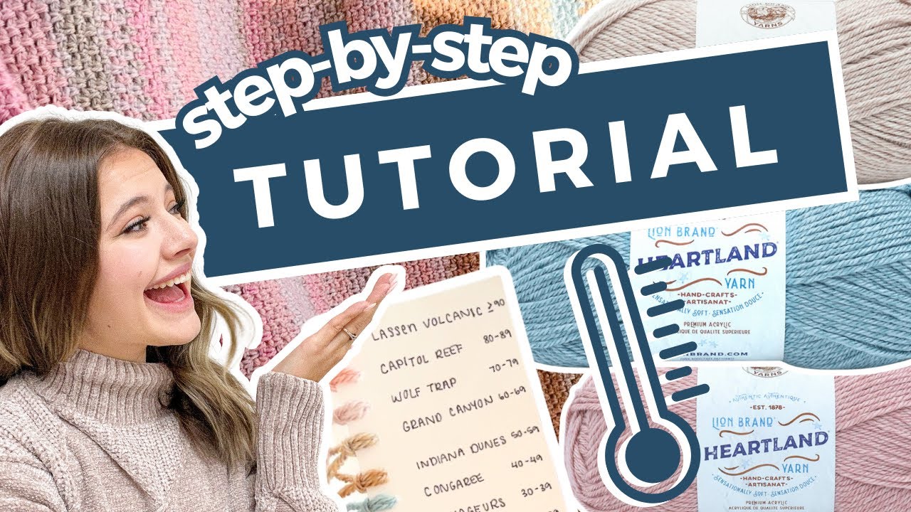 Watch THIS before starting your first Temperature Blanket!🌡🧶