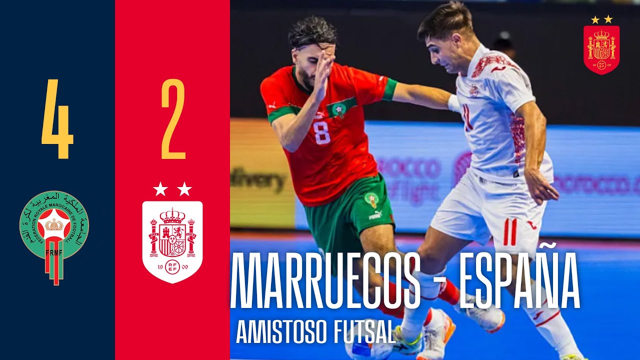 RESUMEN | F&Uacute;TBOL SALA | Marruecos 4-2 Espa&ntilde;a | 🔴 SEFUTBOL