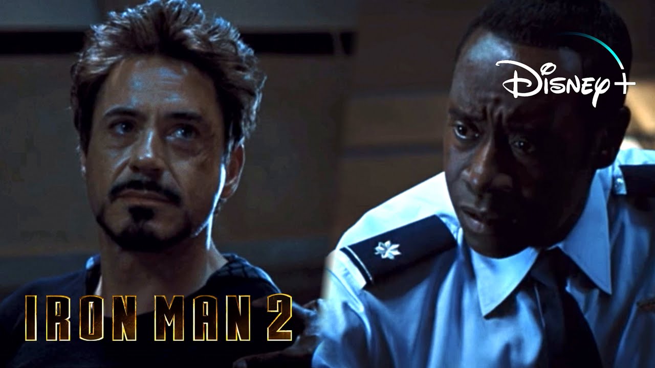 Iron-Man 2 | Rhodey Checks Up On Tony Scene | Disney+ [2010]