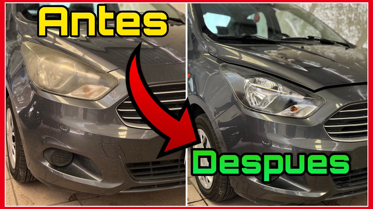 Restaurar faros (ópticas) con vapor (polímero acrílico) Omar Guillen