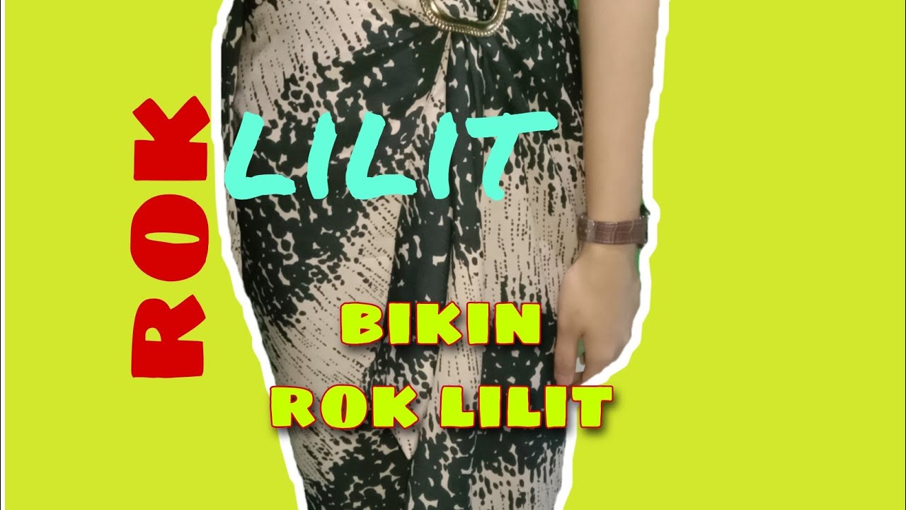 Menjahit rok lilit
