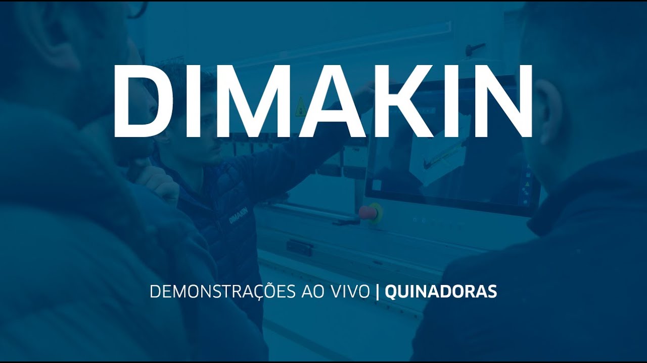 Demonstra&ccedil;&otilde;es ao Vivo: Quinadora CNC Dimakin
