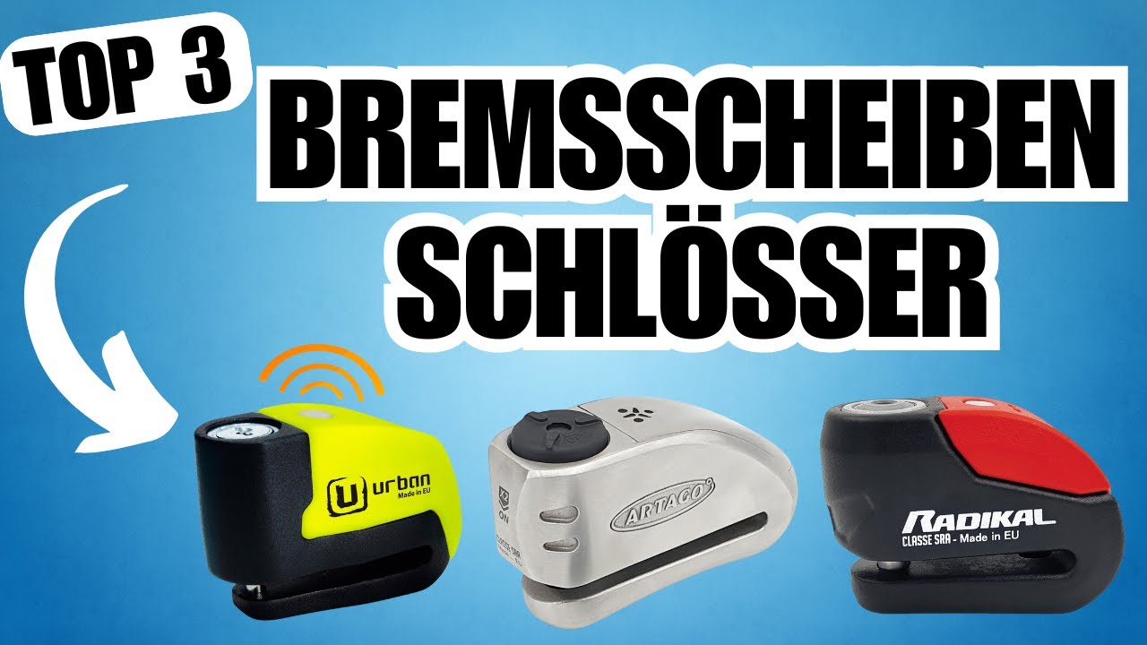 Motorrad Bremsscheibenschloss TESTSIEGER im Vergleich! Bestes Motorradschloss zum Kaufen