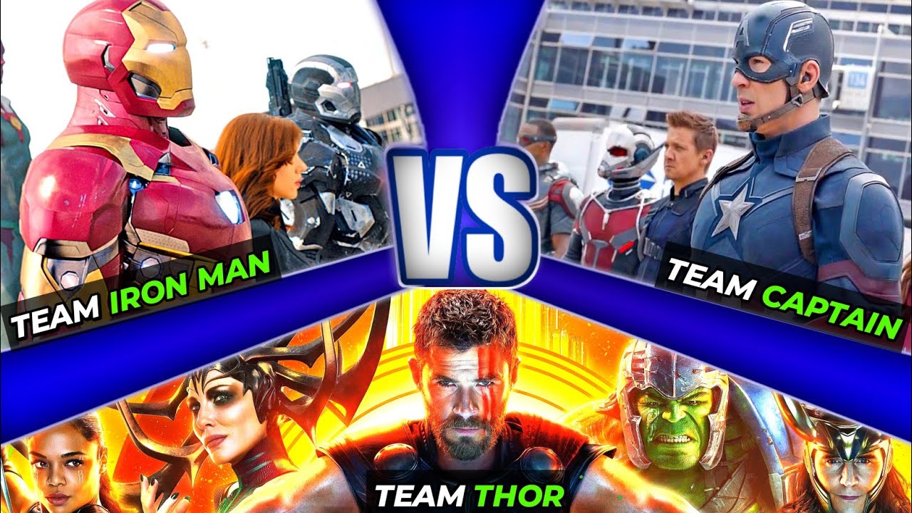 Team Iron Man vs Team Captain America vs Team Thor in Hindi || SUPERHERO STUD10S