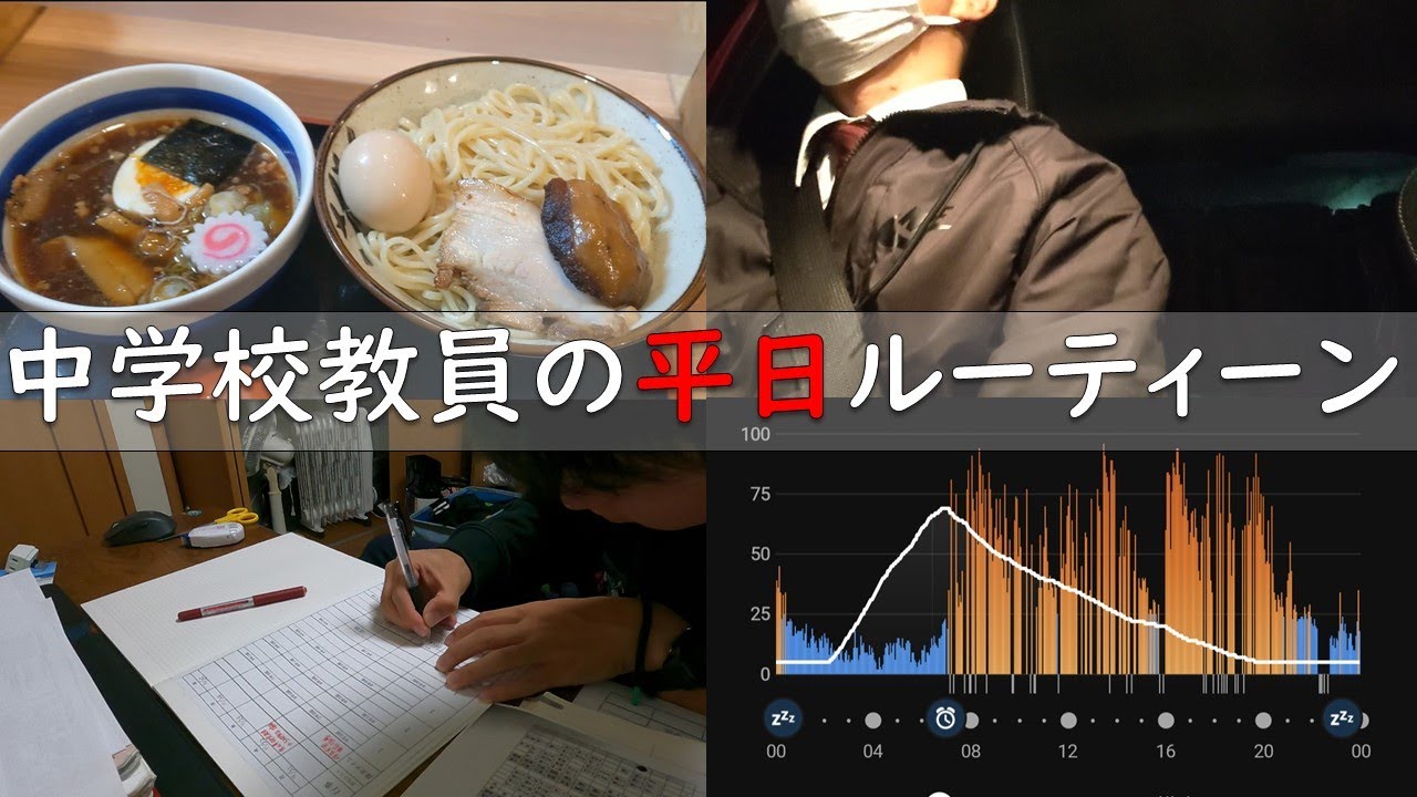 【気合と根性】中学校教員の平日ルーティーン【ルーティーンになってない】