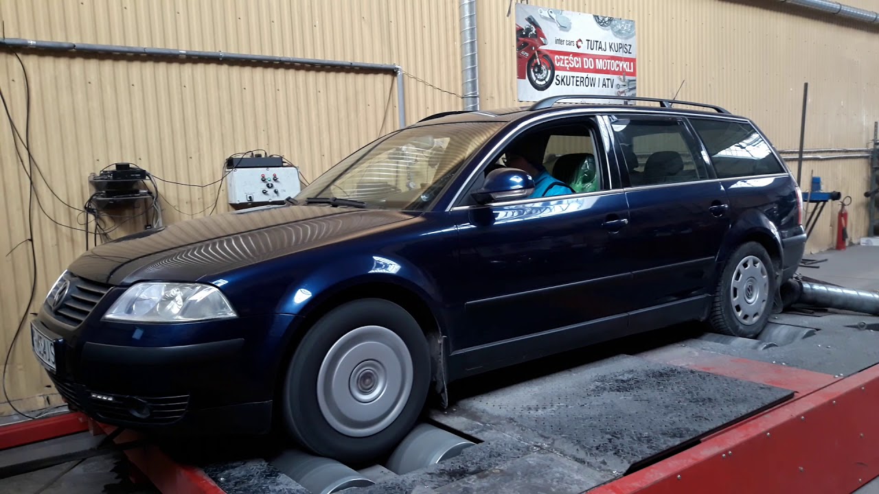 CHIP TUNING KRAK&Oacute;W VOLKSWAGEN PASSAT 1.9 TDI 101 KM STAGE 1 POMIAR NA HAMOWNI