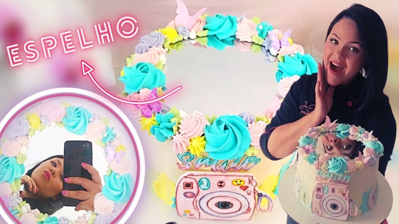 COMO FAZER SELFIE CAKE ! | A TENDENCIA DO MOMENTO! | DIY BOLO TREND!