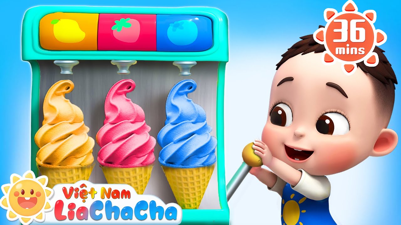 🍦 Những que kem m&aacute;t lạnh của Lia v&agrave; ChaCha | B&agrave;i h&aacute;t que kem | LiaChaCha Ca Nhạc Thiếu Nhi Việt Nam
