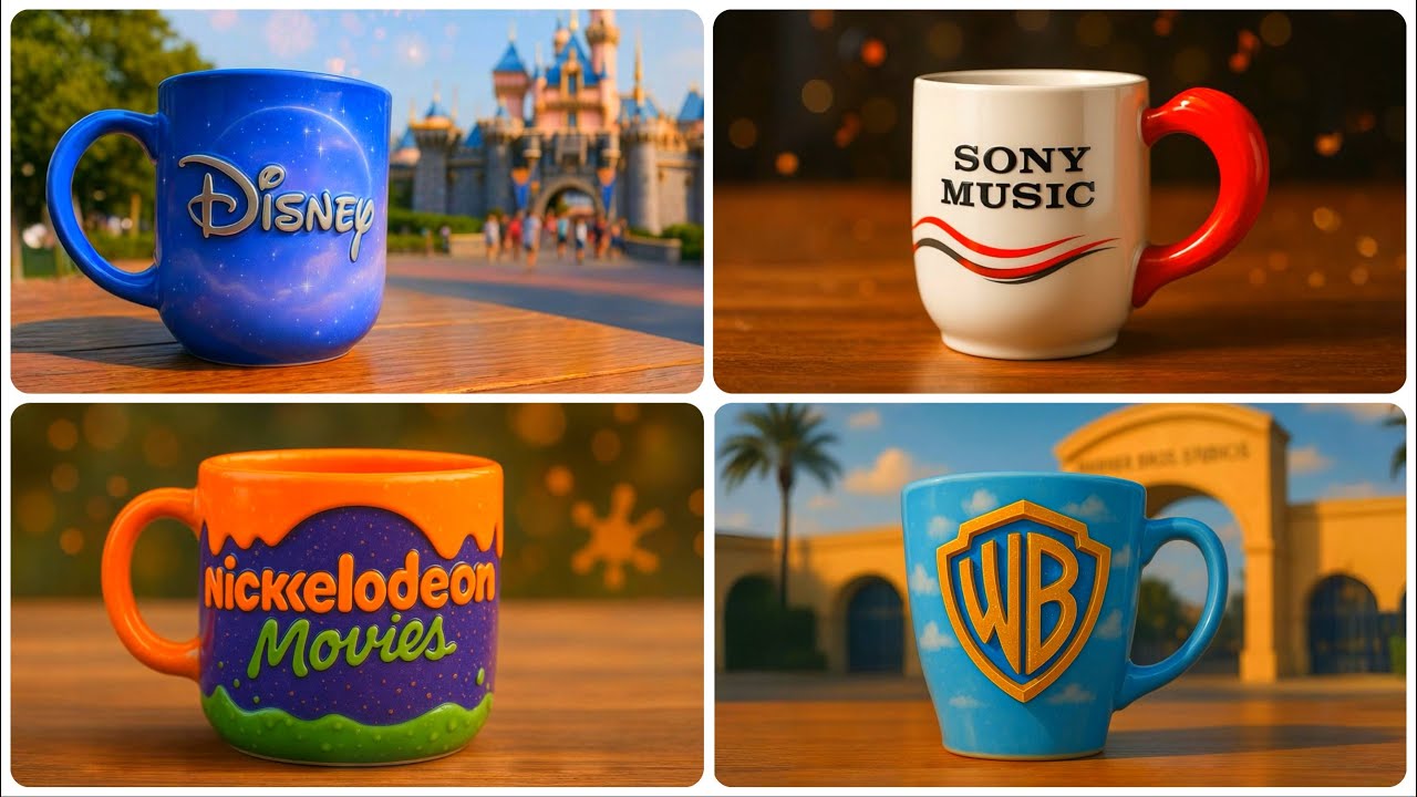 Movie studios as Mugs☕by AI
