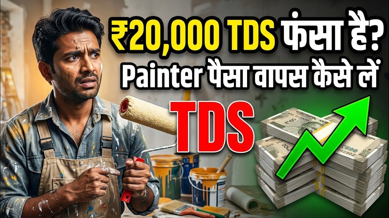 Painter TDS Refund Process | Asian Paints Berger Paints TDS Check कैसे करें और पैसा वापस कैसे लें